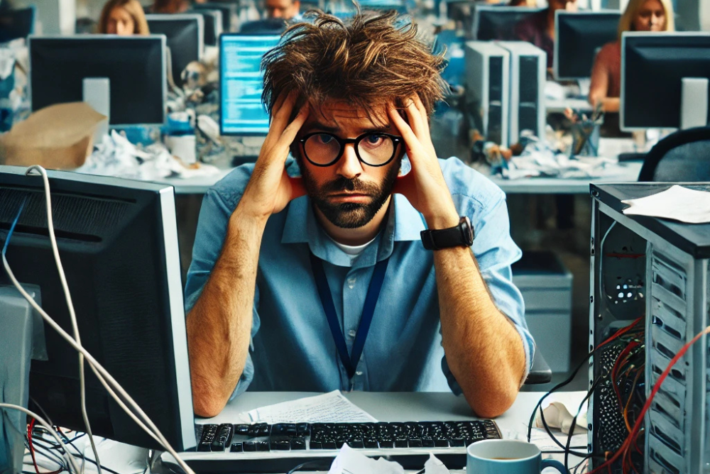 IT Manager stressato