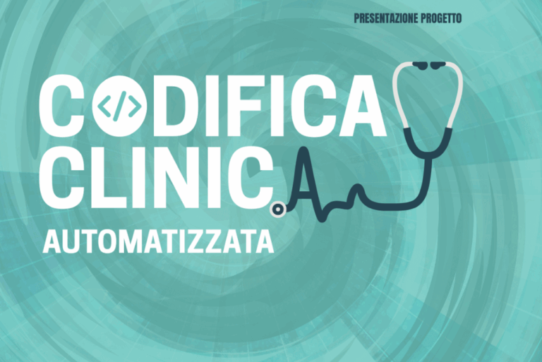 13 maggio ore 14:30 – Presentazione del progetto AI Codifica clinica automatizzata